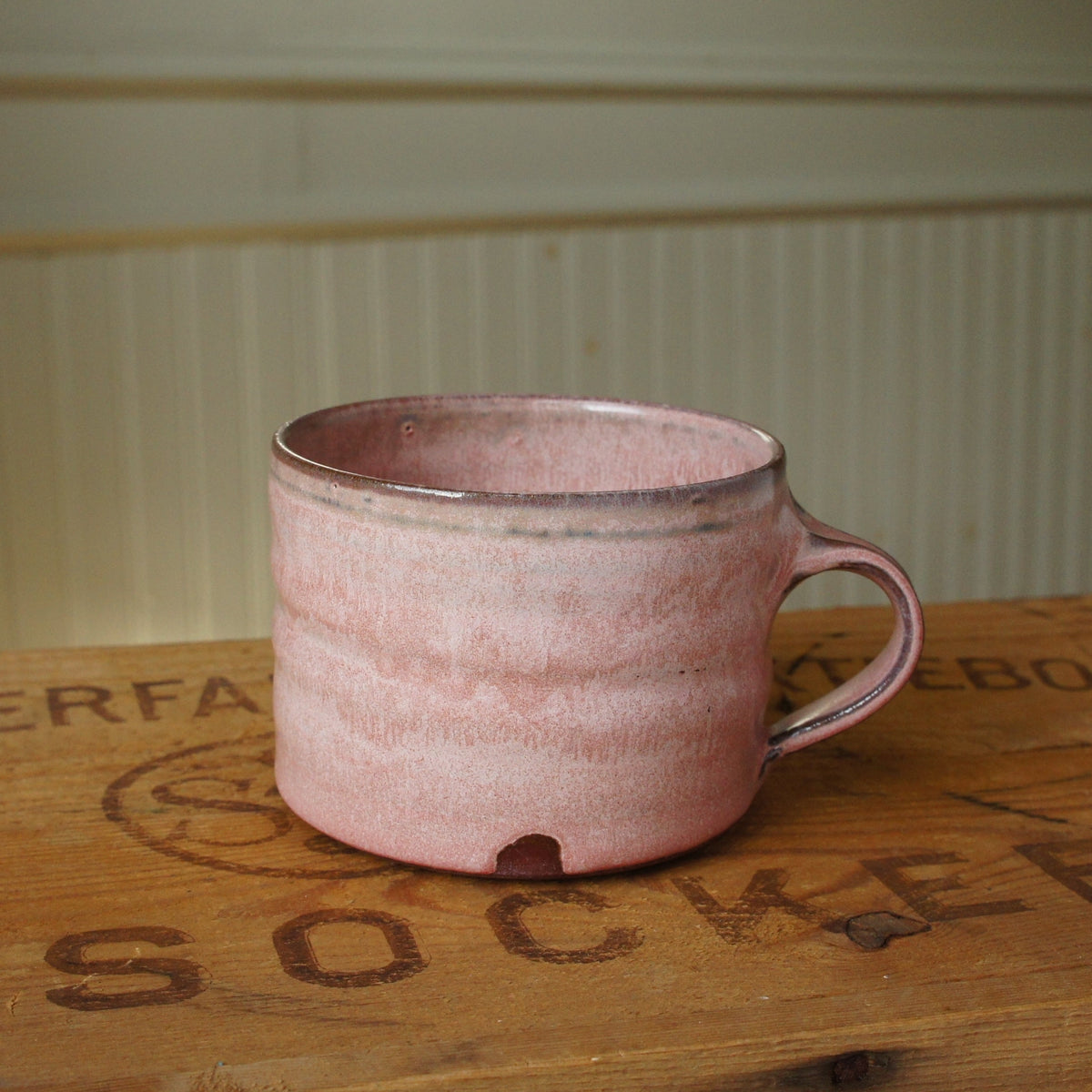 Rosa kopp med öra nr 7